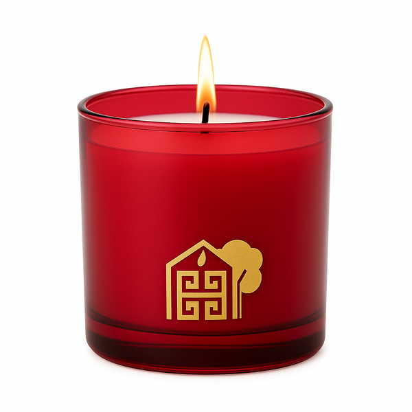 10oz Red Glass - Winter Currant